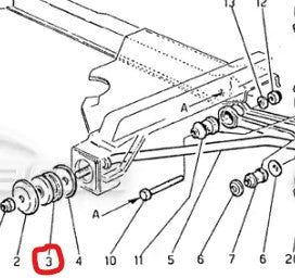 316620110 / 1 GOMMINO CULLA TIRANTI BRACCI ANTERIORE NUOVO